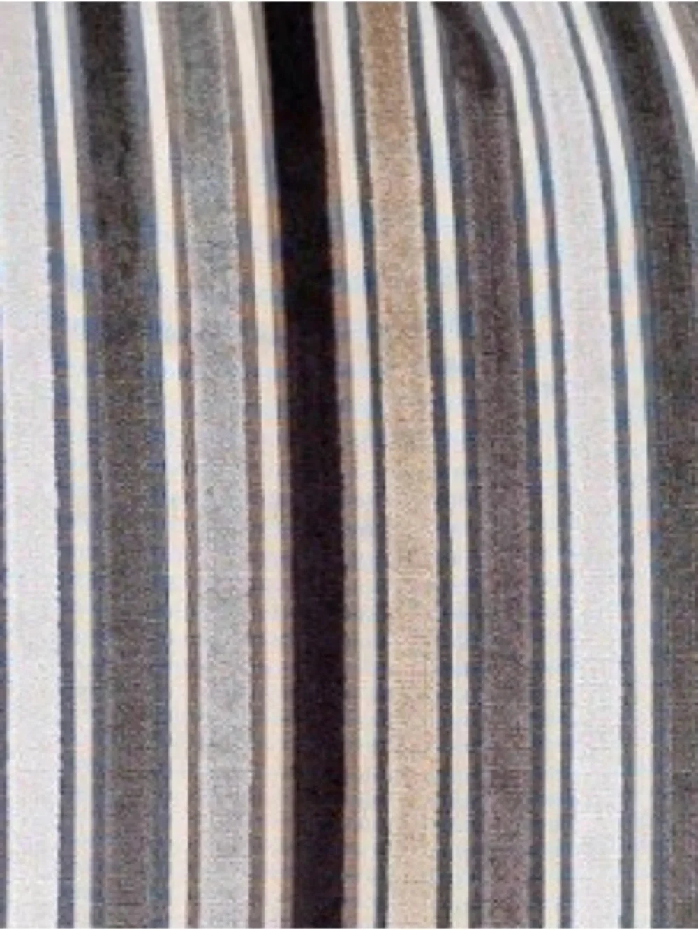 Striped Velvet Pillow Cover SQUARE 18x18” BLACK GRAY (1-count)